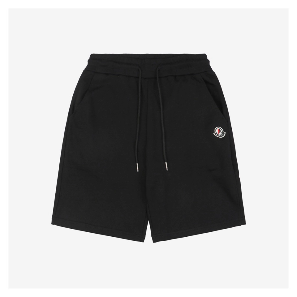 Mxxcler Logo Patch Back Pocket Stripe Shorts