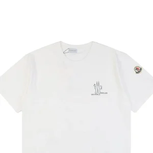 Mxxcler Rooster Lettering Rubber Print T-shirt White