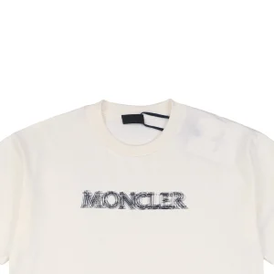 Mxxcler Shadow Line Letter Print T-shirt