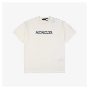 Mxxcler Shadow Line Letter Print T-shirt