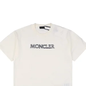 Mxxcler Shadow Line Letter Print T-shirt