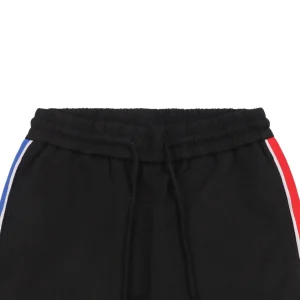 Mxxcler Side Stripe Logo Embroidered Shorts Black