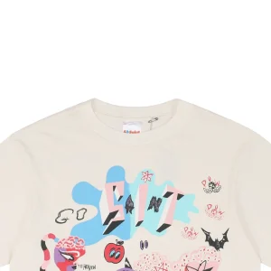 Saint Michael Cartoon Abstract Monster Print T-shirt