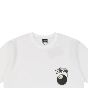 Stussy Mini Swoosh Black 8-Ball Print T-shirt