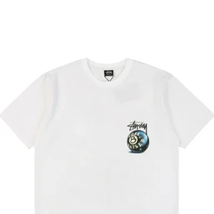 Stussy Sanskrit Black 8-Ball Graphic T-shirt