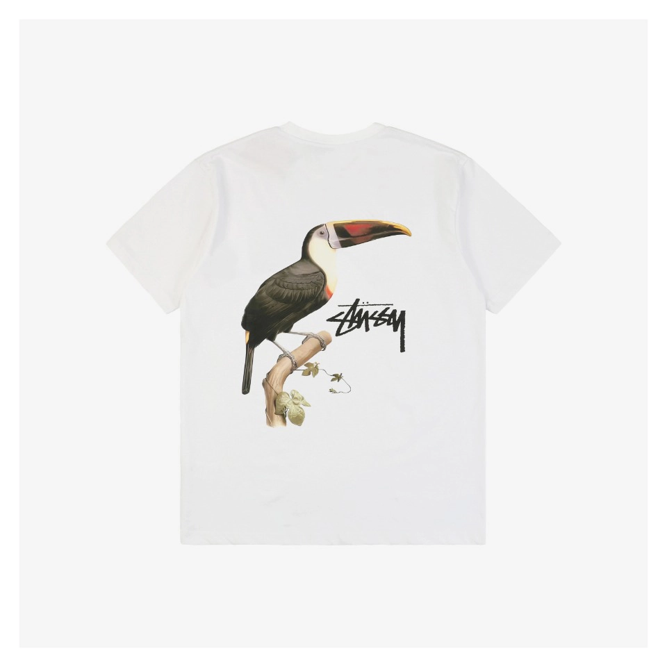 Stussy Toucan Graphic Print T-shirt