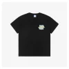 UNDEFEATED Ribbon Letter Print T-shirt (Black/White)