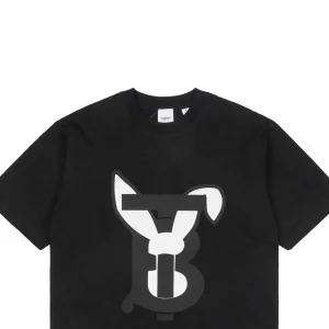 BBry BT Rabbit Print T-shirt Black