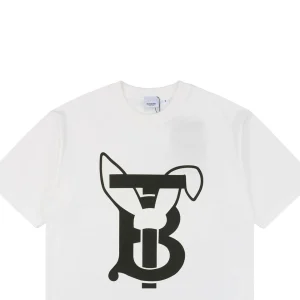 BBry BT Rabbit Print T-shirt White