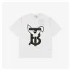 BBry BT Rabbit Print T-shirt  (White/Black)