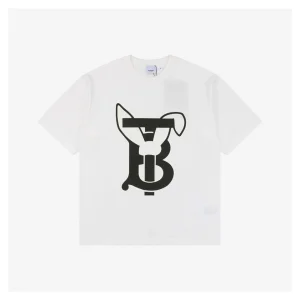 BBry BT Rabbit Print T-shirt White