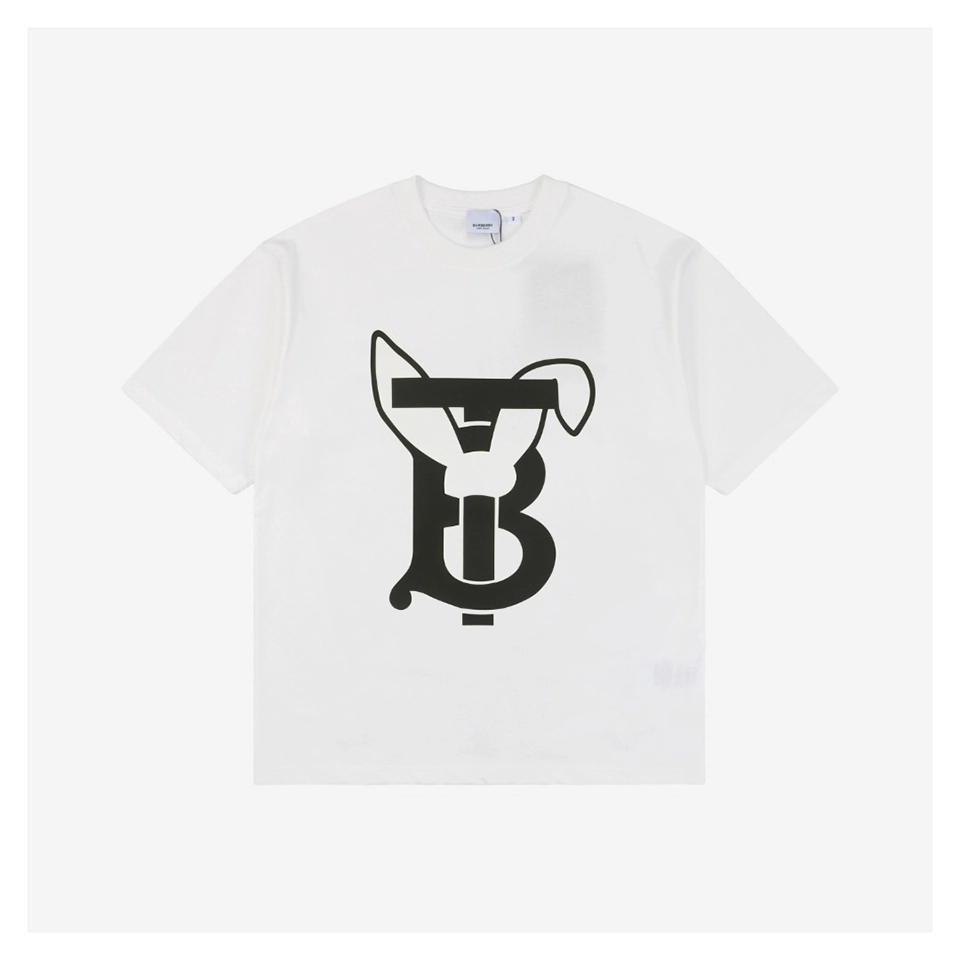 BBry BT Rabbit Print T-shirt White