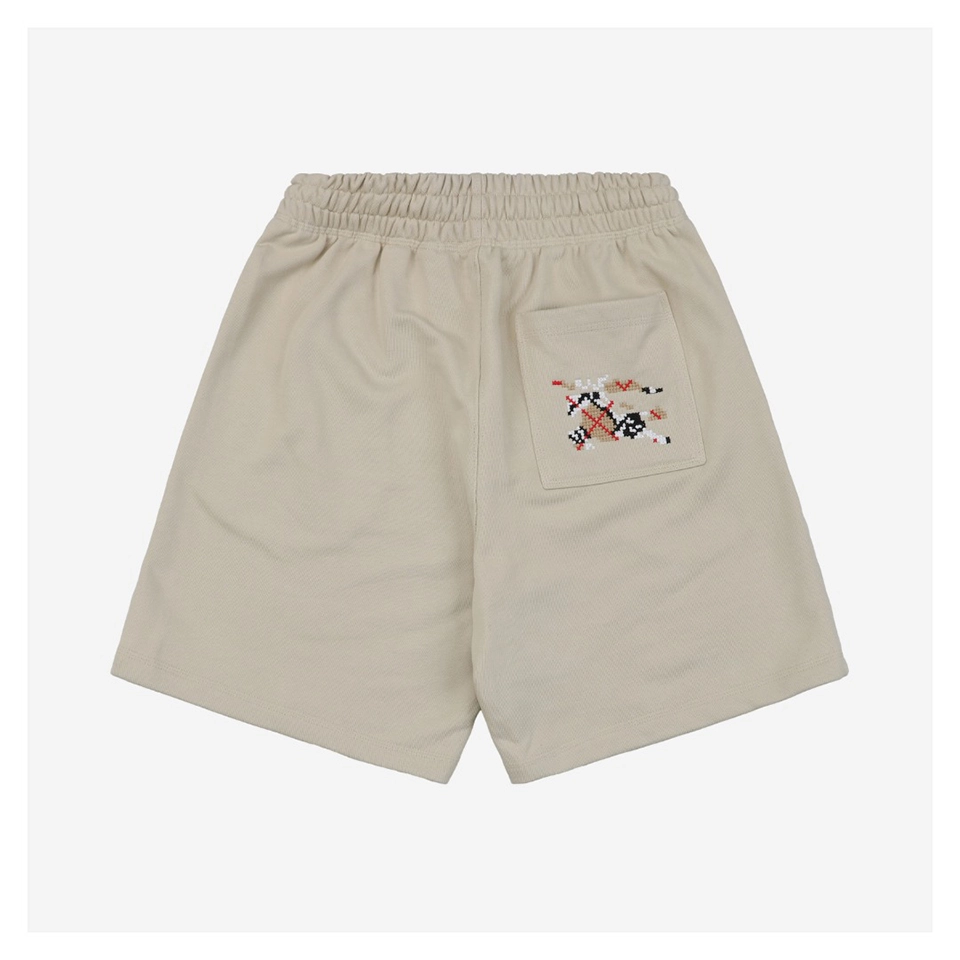 BBry Cross-Stitch Equestrian Logo Pocket Shorts