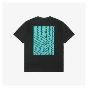 BBry Dip-Dye Optical Letter Print T-shirt
