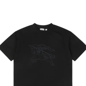 BBry Equestrian Knight Embroidery T-shirt Black