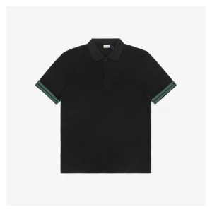 BBry Equestrian Knight Stripe Trim Polo Shirt