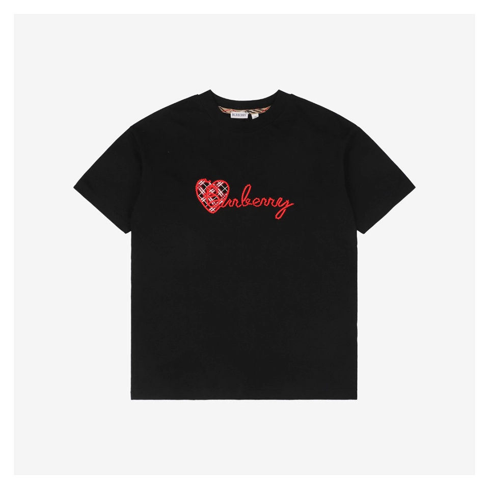 BBry Heart Rope Embroidery T-shirt