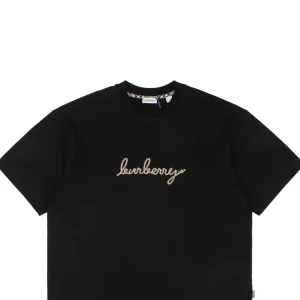 BBry Love Rope Equestrian Embroidery T-shirt Black