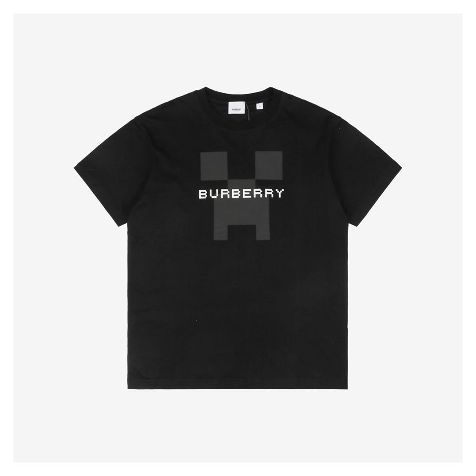 BBry Pixel B Logo Print T-shirt