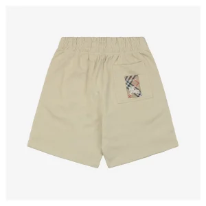 Burberry Vintage Check & Equestrian Knight Appliqué Shorts