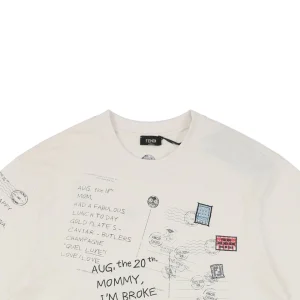 F Postcard Stamp Print T-shirt