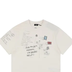 F Postcard Stamp Print T-shirt