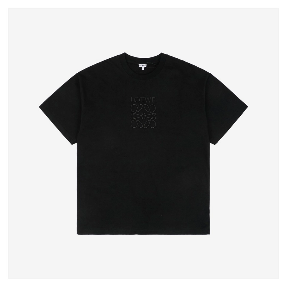 L Chest Floral Logo Embroidery T-shirt