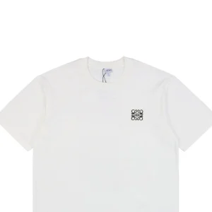 L Classic Anagram Embroidery T-shirt White