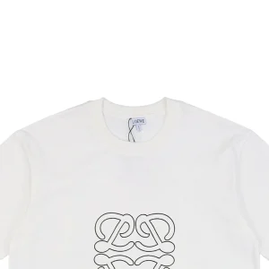 L Embroidered Anagram T-shirt White