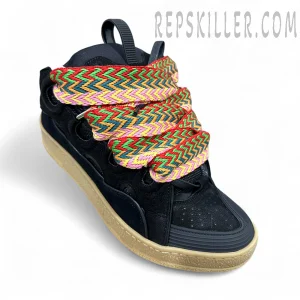 Lanvin Curb Sneakers ‘Black Multicolor Laces’8.jpg