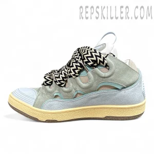 Lanvin Curb Sneakers ‘White Green’