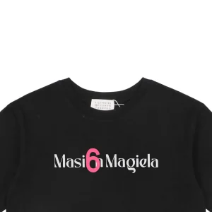 Maison Margiela Calendar Number Pink 6 Print T-shirt