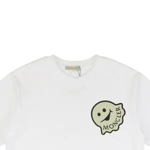 Mxxcler Ghost Patch Logo T-shirt White