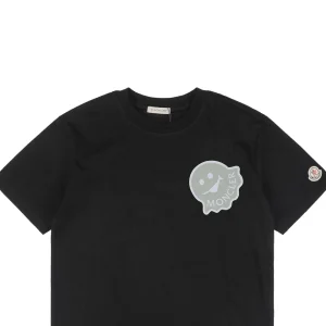 Mxxcler Ghost Patch Logo T-shirt Black