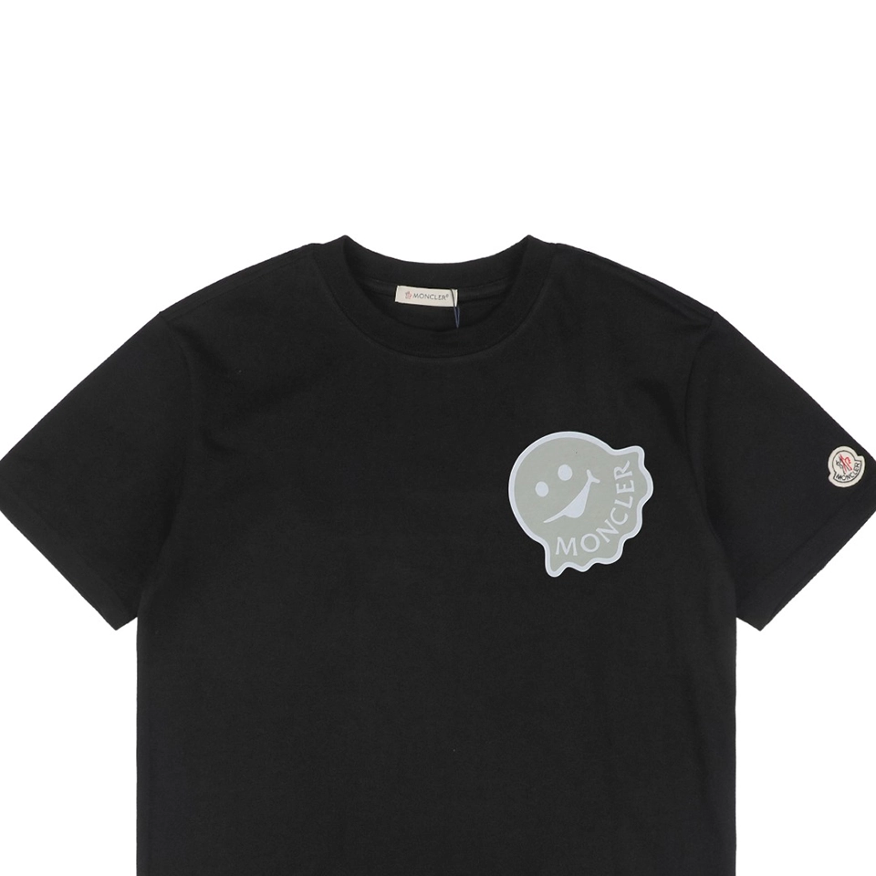 Mxxcler Ghost Patch Logo T-shirt Black