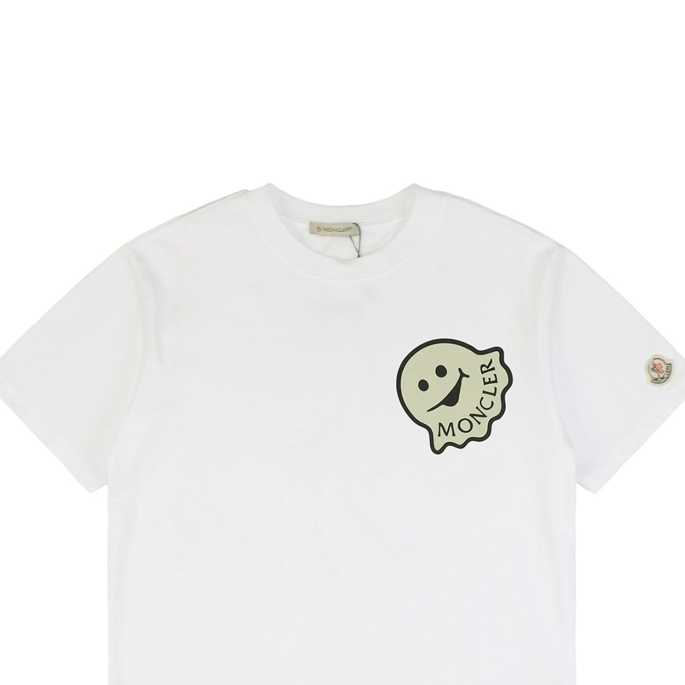 Mxxcler Ghost Patch Logo T-shirt White