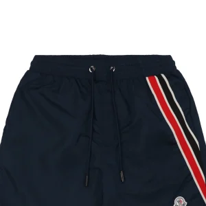 Mxxcler Side Stripe Logo Embroidery Shorts