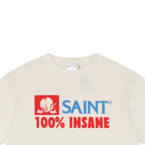 Saint Michael 100% INSANE Graphic Print T-shirt