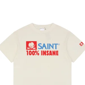 Saint Michael 100% INSANE Graphic Print T-shirt