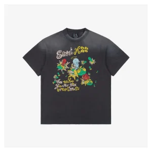 Saint Michael Devil Bee Graphic T-shirt