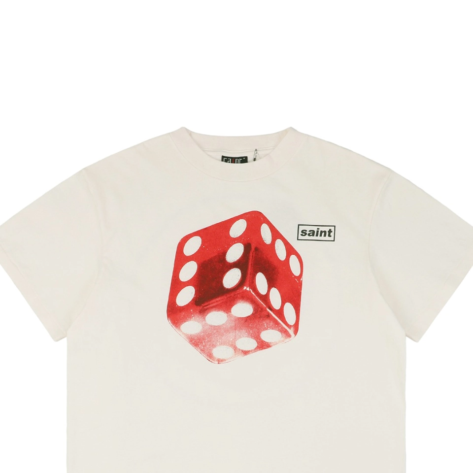 Saint Michael Dice Print T-shirt