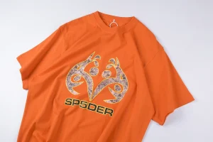 Sp5der 555 Flame Emblem Print T-shirt7