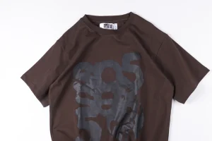 Sp5der 55555 Shadow Print T-shirt – Brown6