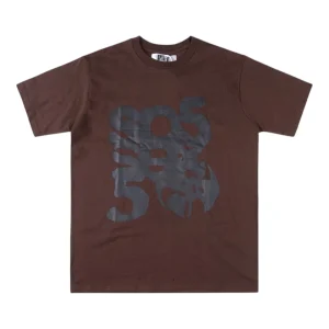 Sp5der 55555 Shadow Print T-shirt – Brown