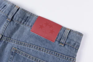 Sp5der 555555 5star Vintage Denim Shorts2