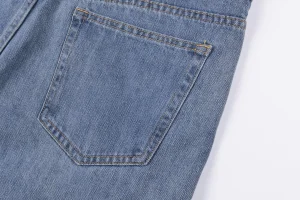 Sp5der 555555 5star Vintage Denim Shorts6