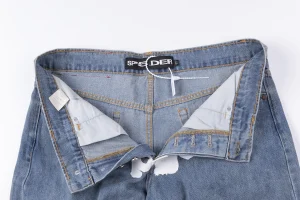 Sp5der 555555 5star Vintage Denim Shorts9