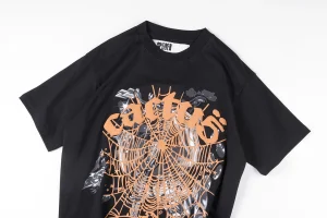 Sp5der Cactus Web Graphic T-shirt1