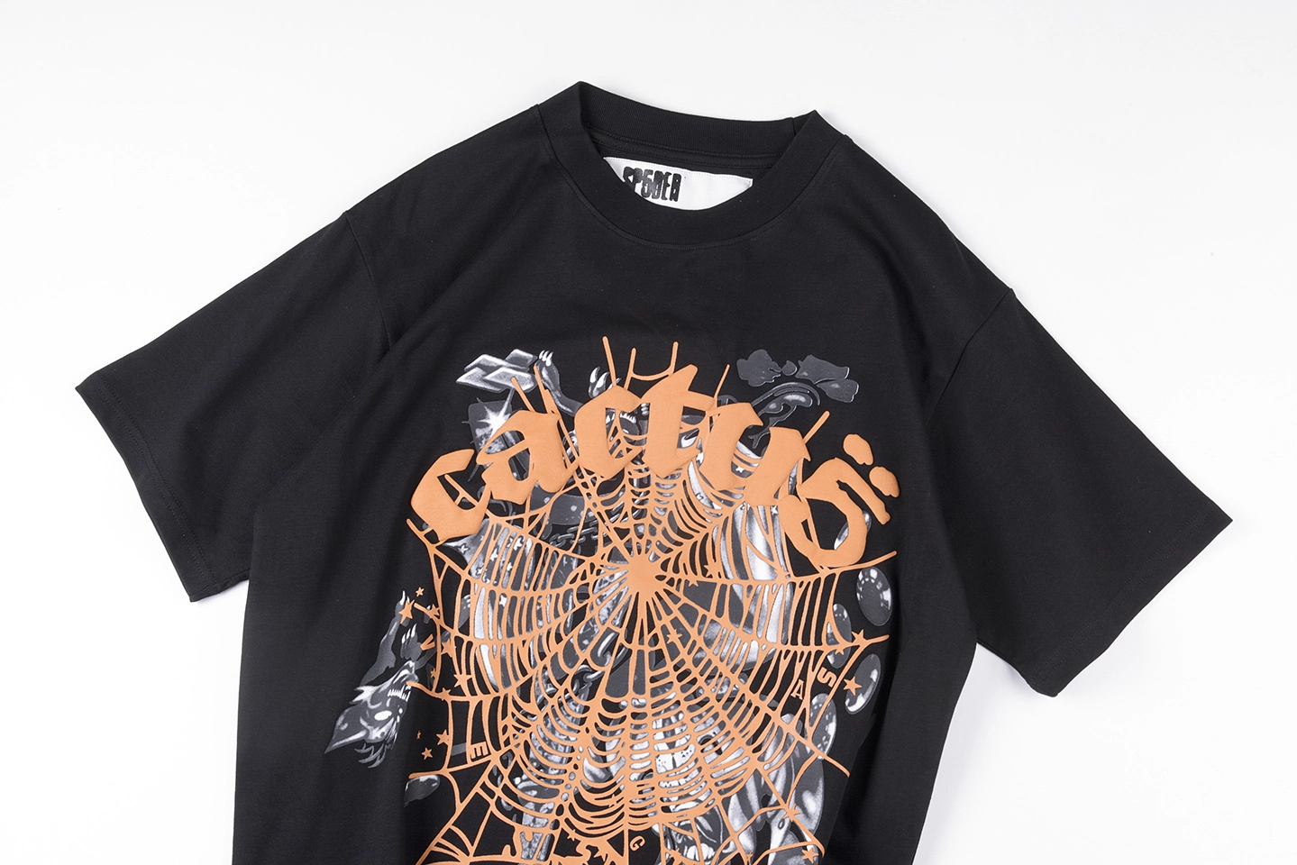 Sp5der Cactus Web Graphic T-shirt1