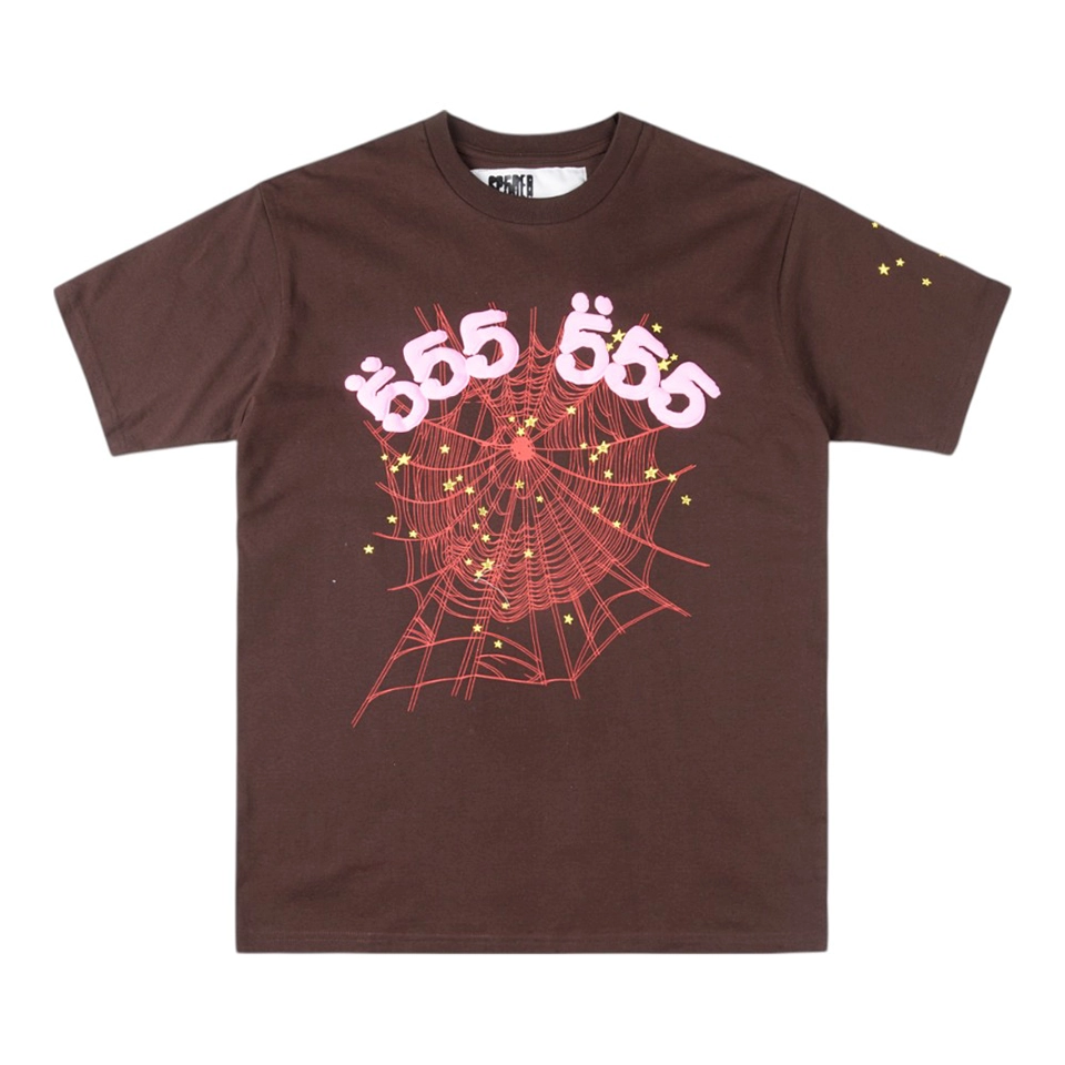 Sp5der Worldwide 555555 Web Print T-shirt